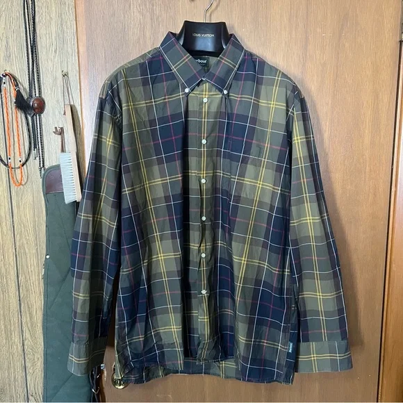 Barbour men’s button down size XL NWOT - Picture 1 of 6